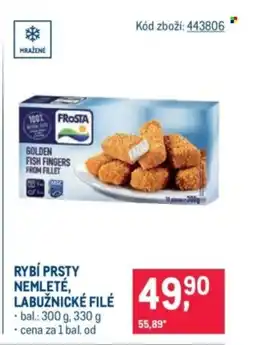 Makro Rybí prsty nemleté, labužnické file nabídka