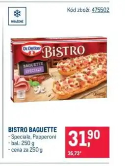 Makro Dr.Oetker Bistro baguette nabídka