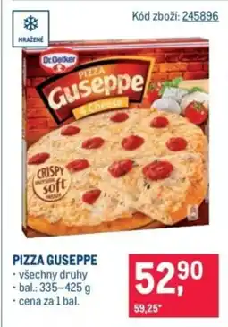 Makro Pizza guseppe nabídka