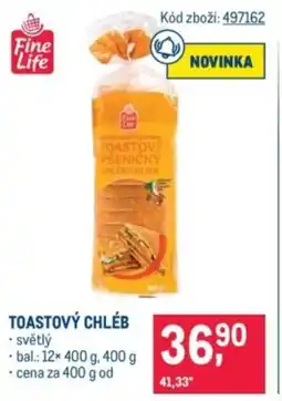 Makro Toastový chléb nabídka
