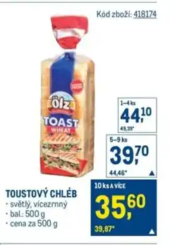 Makro Toustový chléb nabídka