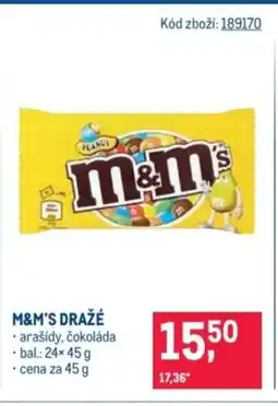 Makro M&M's dražé nabídka