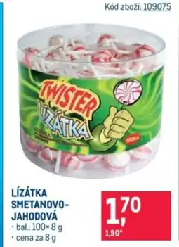 Makro Lízátka smetanovo- jahodová nabídka