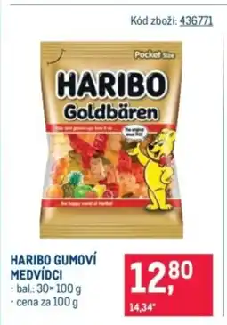 Makro HARIBO Gumoví medvídci nabídka