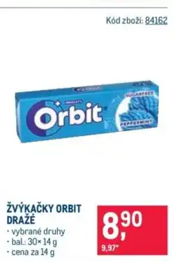 Makro Žvýkačky Orbit dražé nabídka