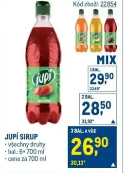 Makro Jupí sirup nabídka