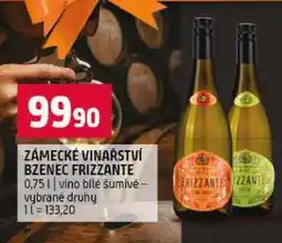 Terno ZÁMECKÉ VINAŘSTVÍ BZENEC FRIZZANTE 0,75 l nabídka