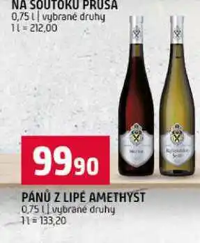 Terno PÁNŮ Z LIPÉ AMETHYST 0,75 l nabídka
