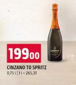Terno Cinzano to spritz 0,75 l nabídka