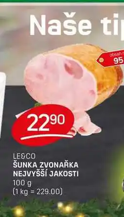 Flop ŠUNKA ZVONAŘKA NEJVYŠŠÍ JAKOSTI 100 g nabídka