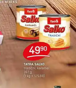 Flop TATRA SALKO tradiční, karamel 397 g nabídka