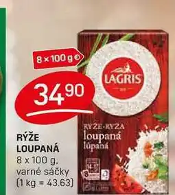 Flop LAGRIS RÝŽE LOUPANÁ 8 x 100 g nabídka