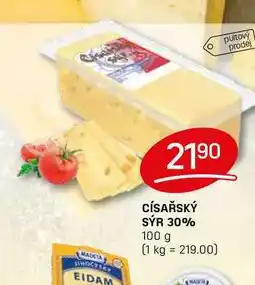 Flop CÍSAŘSKÝ SÝR 30% 100 g nabídka