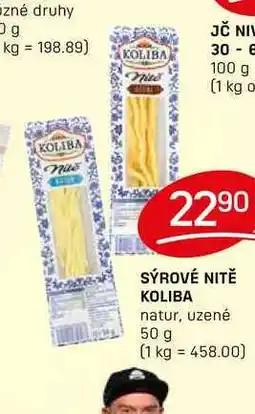 Flop SÝROVÉ NITĚ KOLIBA natur, uzené 50 g nabídka