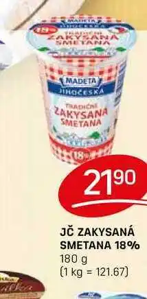 Flop JČ ZAKYSANÁ SMETANA 18% 180 g nabídka