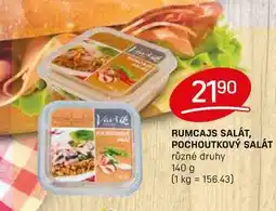 Flop RUMCAJS SALÁT, POCHOUTKOVÝ SALÁT různé druhy 140 g nabídka