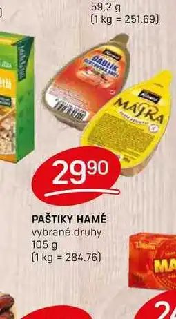 Flop PAŠTIKY HAMÉ vybrané druhy 105 g nabídka