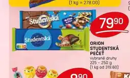 Flop ORION STUDENTSKÁ PEČEŤ vybrané druhy 225-250 g nabídka