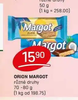 Flop ORION MARGOT různé druhy 70-80 g nabídka