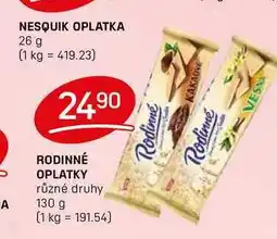 Flop RODINNÉ OPLATKY různé druhy 130 g nabídka