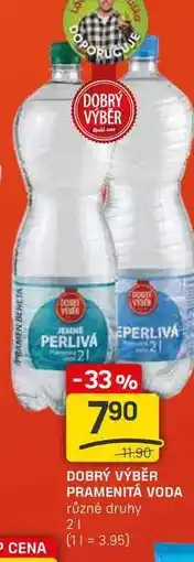 Flop DOBRÝ VÝBĚR PRAMENITÁ VODA různé druhy 2l nabídka