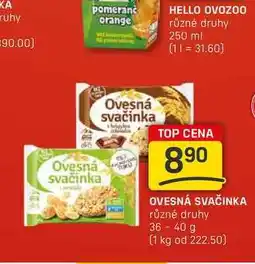 Flop OVESNÁ SVAČINKA různé druhy 36 - 40 g nabídka