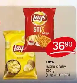 Flop LAYS různé druhy 130 g nabídka