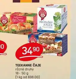 Flop TEEKANNE ČAJE různé druhy 18-50 g nabídka