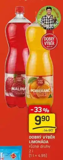 Flop DOBRÝ VÝBĚR LIMONÁDA různé druhy 2l nabídka