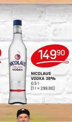 Flop NICOLAUS VODKA 38% 0,5l nabídka
