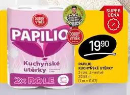 Flop PAPILIO KUCHYŇSKÉ UTĚRKY 2 role, 2-vrstvé nabídka