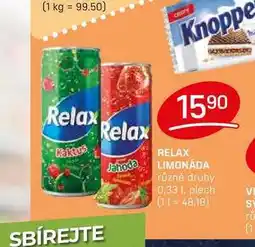 Flop RELAX LIMONÁDA různé druhy 0,331, plech ( nabídka