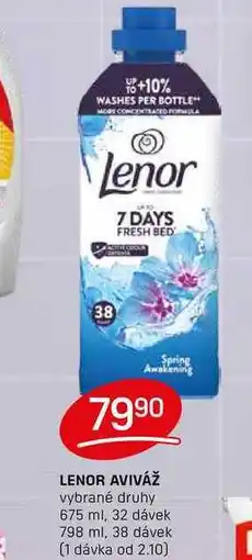 Flop LENOR AVIVÁŽ vybrané druhy 675 ml nabídka