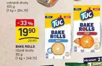 Flop BAKE ROLLS 80g nabídka