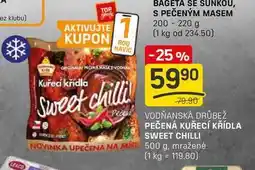 Flop PEČENÁ KUŘECÍ KŘÍDLA SWEET CHILLI NOVINKA UPEČENA NA MIR! 500 g, mražené nabídka