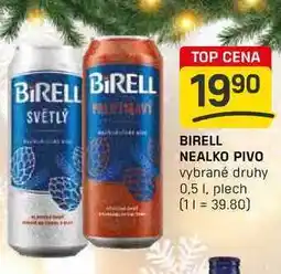 Flop BIRELL NEALKO PIVO vybrané druhy 0,5 I, plech nabídka