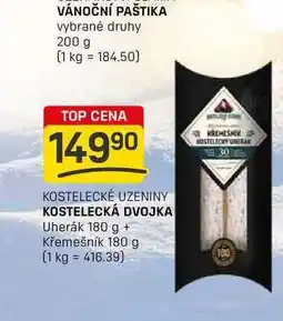 Flop KOSTELECKÁ DVOJKA Uherák 180 g + Křemešník 180 g nabídka