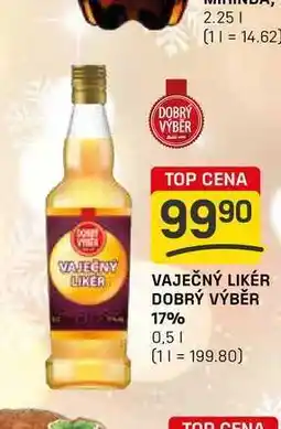 Flop VAJEČNÝ LIKÉR DOBRÝ VÝBĚR 17% 0,5l nabídka