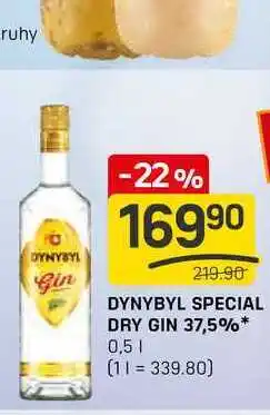 Flop DYNYBYL SPECIAL DRY GIN 37,5% 0,5l nabídka