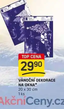 Flop VÁNOČNÍ DEKORACE NA OKNA 20 x 30 cm 1 ks nabídka