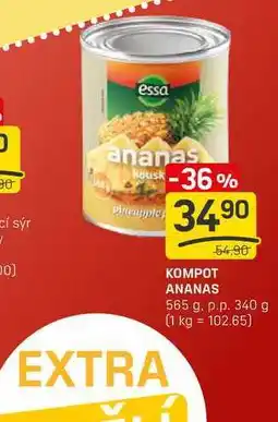 Flop KOMPOT EXTRA ANANAS 565 g, p.p. 340 g nabídka