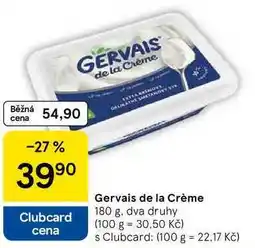 Tesco Gervais de la Crème, 180 g nabídka