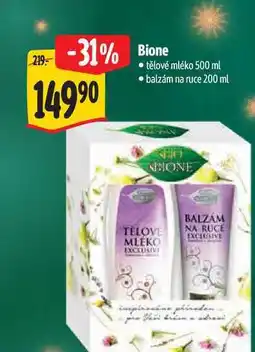 Albert Bione vánoční balíček nabídka