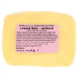 Tesco Šetra Linecké těsto vanilkové 500g nabídka