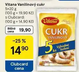 Tesco Vitana Vanilinový cukr, 5×20 g nabídka