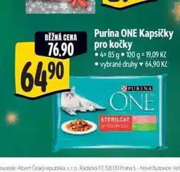 Albert Purina ONE Kapsičky pro kočky 4x85 nabídka