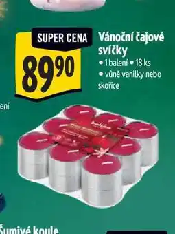 Albert Vánoční čajové 89 90 svíčky 1 balení 18 ks nabídka