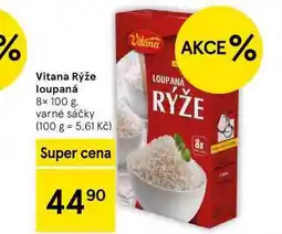 Tesco Vitana Rýže loupaná, 8x 100 g nabídka