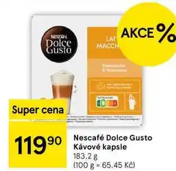 Tesco Nescafé Dolce Gusto Kávové kapsle, 183.2 g nabídka