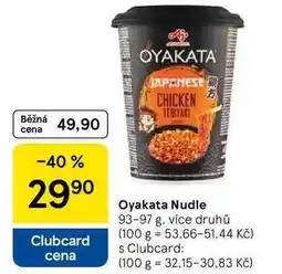 Tesco Oyakata Nudle, 93-97 g nabídka